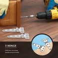 thumbnail image 3 of 2 PCS Heavy Duty T Hinge 316 Stainless Steel Marine Grade Casting, 3 of 5