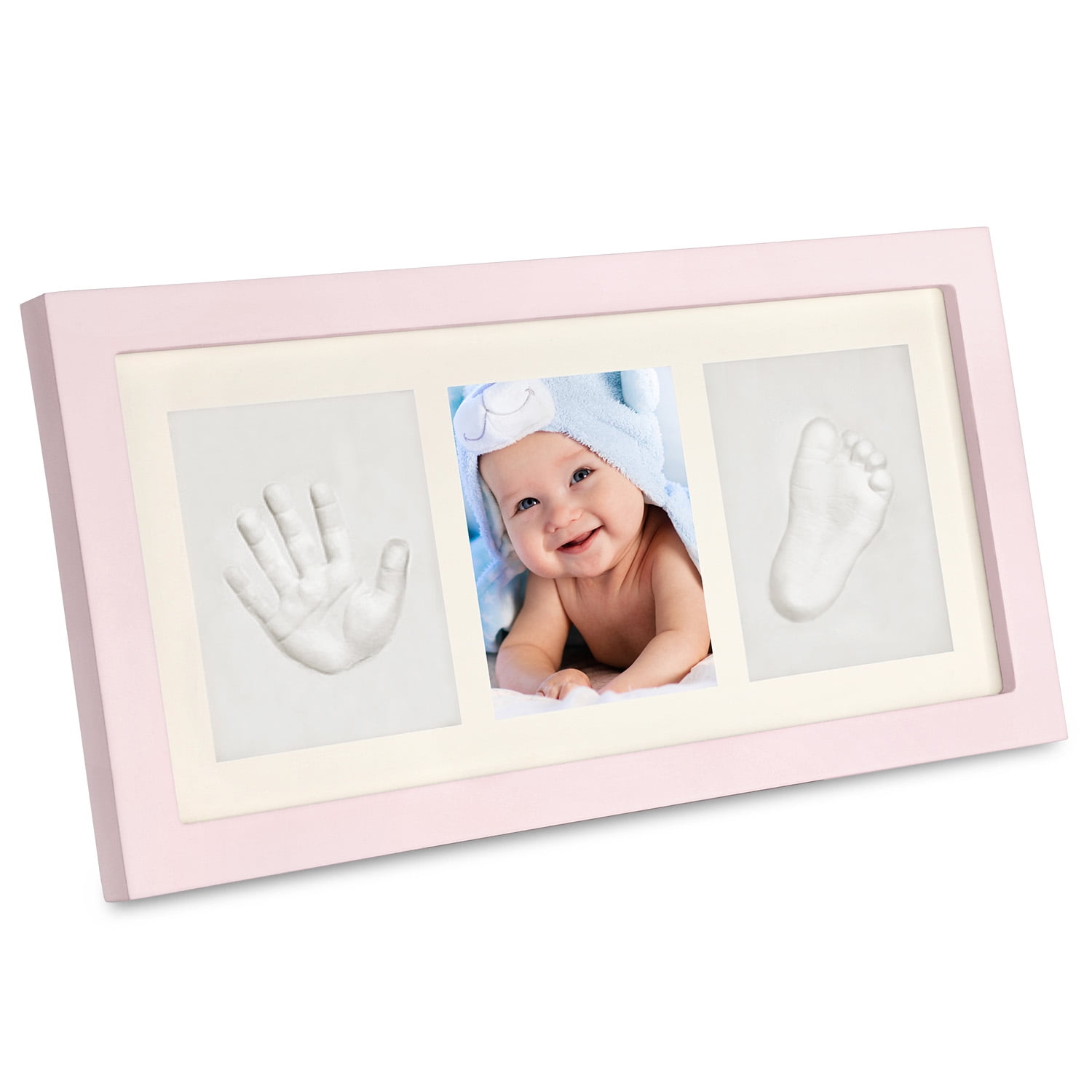 Livhil Baby Picture Frames, Baby Hand and Footprint Kit, Baby Photo