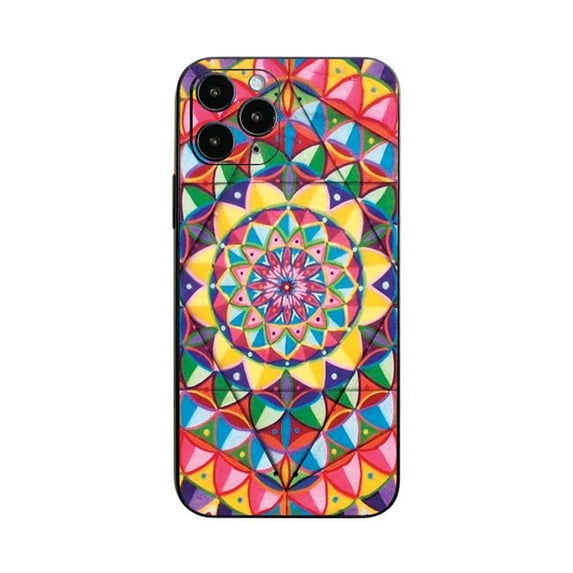 MightySkins APIPH12PR-Rainbow Kaleidoscope Skin for Apple iPhone 12 Pro - Rainbow Kaleidoscope