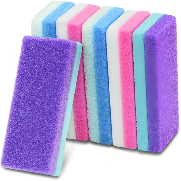 RAGUPEL 6Pcs Professional Pedicure Foot Pumice Stone for Feet Skin Callus Remover And Scrubber for Dead Skins Sided