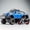 Blue with box, variant on 1:24 pickup truck die cast metal model car, off-road vehicle children's toys with sound and lights, gifts for boys