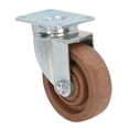 thumbnail image 2 of Universal Caster, Flexible Rotation Thickened Rivet 4 Inch Hard Wearing Caster Wheel  For Replacement, 2 of 8