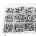 thumbnail image 4 of Surtido de sujetadores de acero inoxidable Sharpla Tornillos hueca hexagonal con caja de almacenamiento, 4 of 5