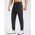 thumbnail image 2 of Pantalones deportivos de golf Soothfeel para hombre, negros, ajustados, talla L, 2 of 6