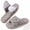 Gray, variant on BERANMEY Adjustable Strap Slippers for Women Men Slip on Cozy Open Toe Womens Slippers Indoor Memory Foam Insole House Slippers Socks Cozy Fuzzy House Shoes Indoor/Outdoor