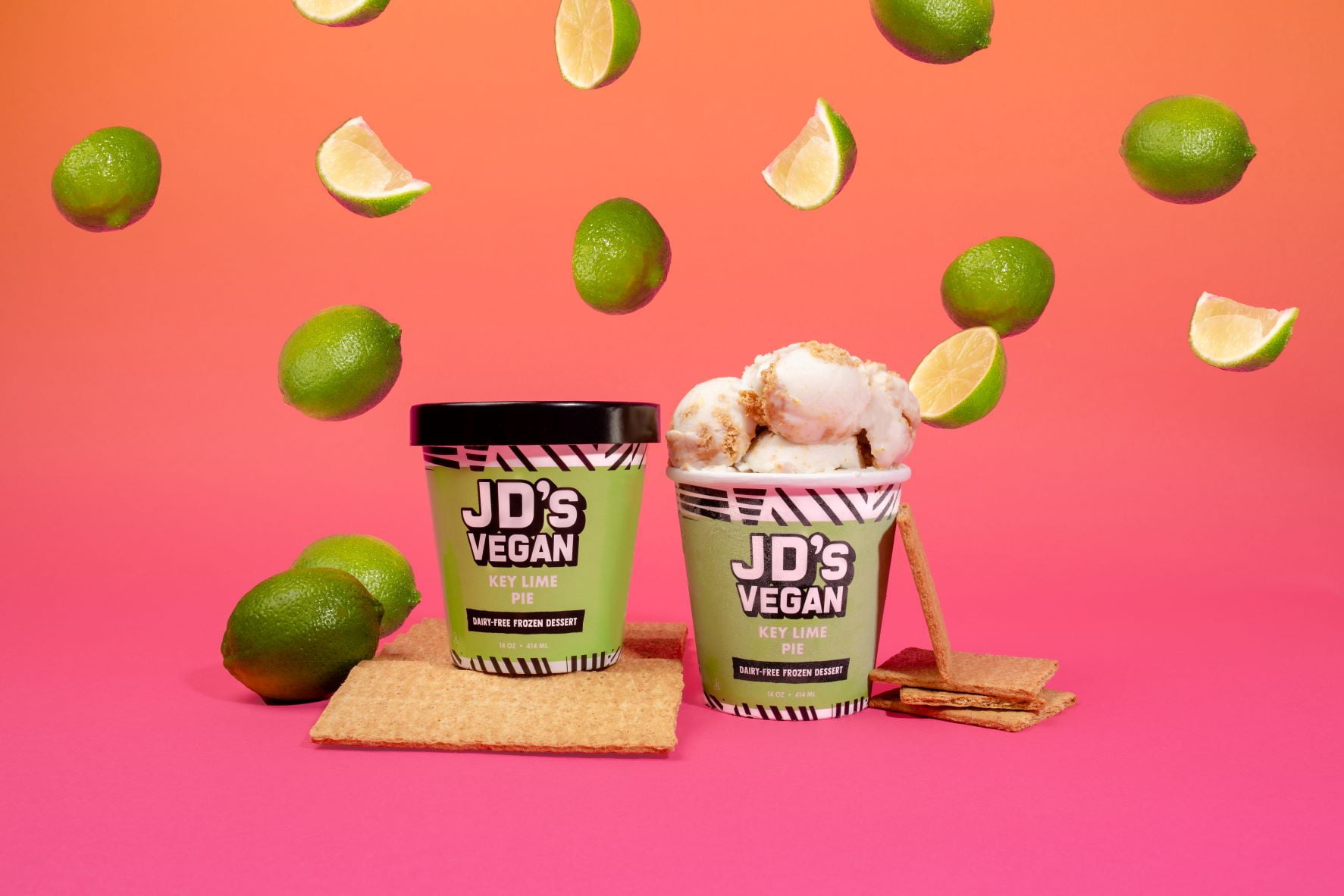 JD's Vegan Key Lime Pie Ice Cream, Pint