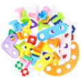 thumbnail image 1 of 1 Pack Nuts And Bolts Toy Colorful Durable Screw Toy Screw Color Matching Toy For Home School, 1 of 3
