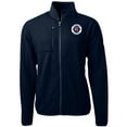 thumbnail image 2 of Men's-Cutter & Buck  Navy New England Revolution Cascade Eco Fleece Full Zip Jacket, 2 of 3