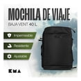 thumbnail image 3 of Baja Vent Outdoor KMA 40L Negra – Impermeable y Reforzada para Viajes Extremos, 3 of 5