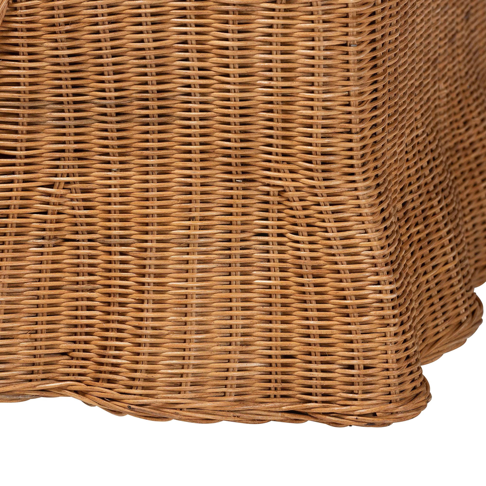 bali & pari Belita Boho Pet Bed, 30.2" W, Light Honey