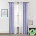 thumbnail image 1 of Your Zone 4 Piece Window Curtains Panel Set, 27.5" x 84" Gray Camo, 1 of 7