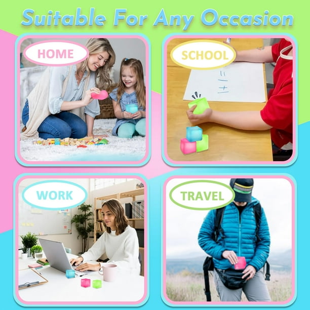 Cubo Anti Estrés. Ayuda A Calmar La Ansiedad Y El Estrés. Cubo Mágico
