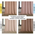 thumbnail image 3 of Half Price Drapes Peach Blossom Heritage Plush Velvet Room Darkening Curtains (1 Panel), 50W X 96L, 3 of 12