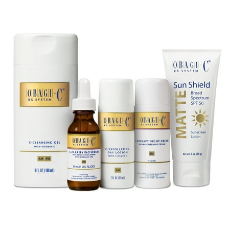 Brightening System - Obagi Medical Obagi-C Fx System, Normal to Dry Skin, 5 Piece System