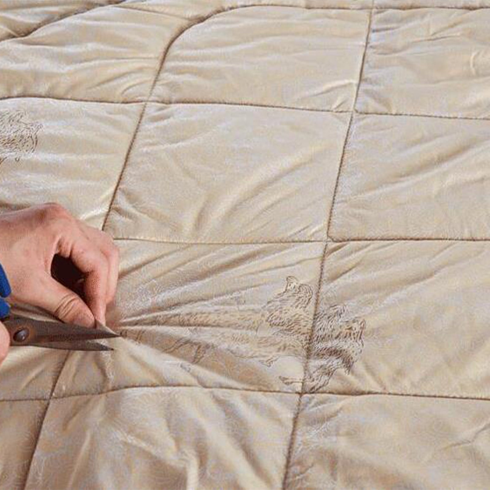 Thickened Duvet Down Quilt for Winter, Winter Excellent Warming Quilt Breathable and Comfortable Twill Milled Quilt, Camels Wool Thickened Quilt 200x230cm