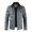Blue Hoodless Zipper Faux Leather Outwear Jackets, variant on Winter Warm Men's Fashion Casual Thick Leather Coat Long Sleeve Stand Collar Zip Up Pocket Leather Coat Warm Windproof Coat Bomber Windbreaker Club Trench Coat Khaki 4