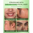 thumbnail image 2 of Facial Hair Removal for Women +  Cream, 4-Minute Gentle Painless Hair Remover for Upper Lip, Chin & Sideburns -Acting Depilatory for At- Use, 2.03 Fl Oz, 2 of 6