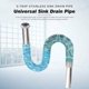 thumbnail image 5 of Tubo de limpieza universal flexible para lavabos de cocina, lavabos de baño, 5 of 5