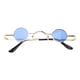 thumbnail image 4 of Gafas de sol punk Gafas de sol redonda de protección UV con marco de círculo de metal para mujeres hombres, 4 of 5