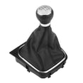 thumbnail image 1 of Perilla de palanca de cambios de coche de 6 velocidades, cubierta de bota Gaitor para Golf 6 MK5 MK6 Jetta 2005-2014 Jadeshay  A, 1 of 8