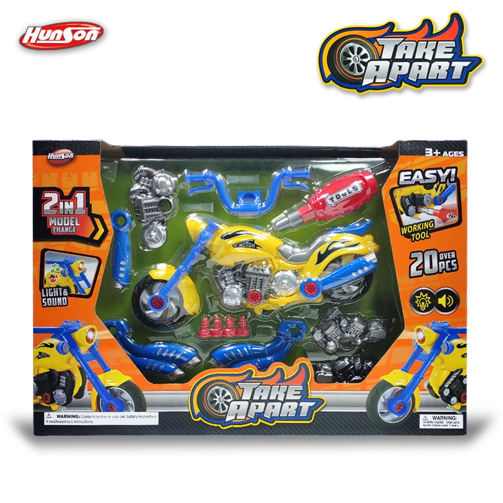 Take apart 2024 motorcycle toy