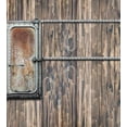 thumbnail image 3 of Ambesonne Rustic Duvet Cover Set, Little Rusty Boat Door, 2-Calking, Brown and Grey, 3 of 6