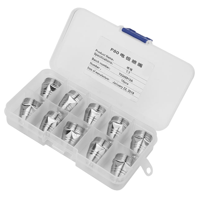 Boquilla 10 piezas P-80 Jadeshay Antorcha de corte por plasma Electrodo