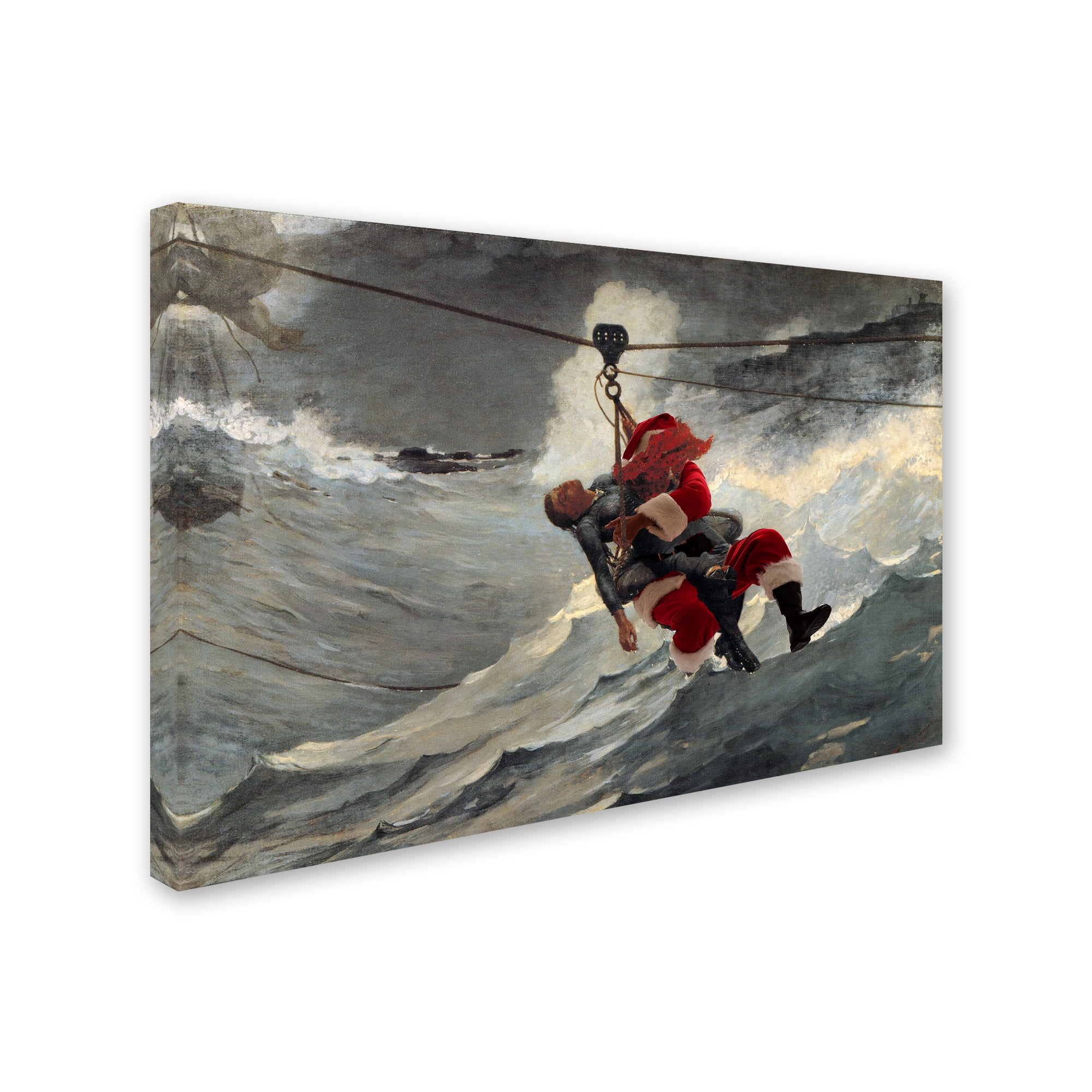 Trademark Fine Art 'Homer-The Life Line' Canvas Art by Ed Wheeler