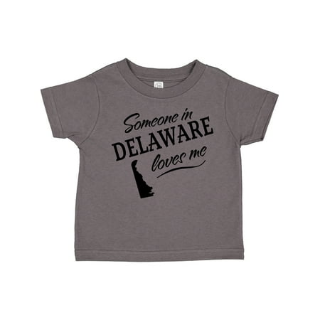 

Inktastic Someone in Delaware Loves Me Gift Toddler Boy or Toddler Girl T-Shirt