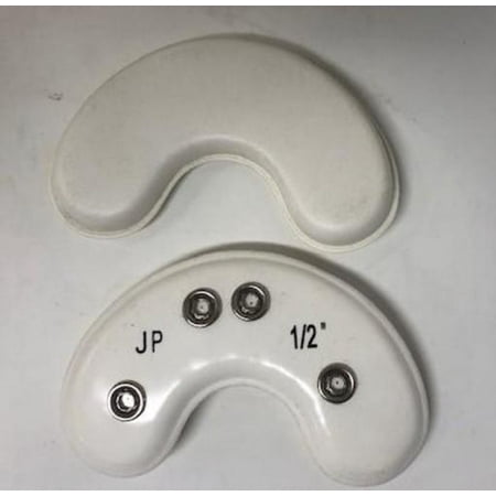 Athletic Specialties Universal Jaw Pad - XS (1/2") - Lot of 12 Pairs