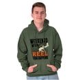 thumbnail image 5 of Fishing Weekend When Reel Fun Happens Hoodie Sweatshirt Women Men Brisco Brands L, 5 of 6