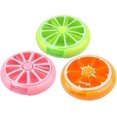 thumbnail image 1 of 3 Pices Pilulier Journalier Voyage Bote Pilules En Plastique Distributeur Pour Mdicament Et Vitamines, 1 of 5