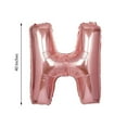 thumbnail image 3 of Efavormart Blush 40" tall Alphabet Letters / Number Foil Balloons Party Wedding Decorations Graduation New Year Party- H, 3 of 3