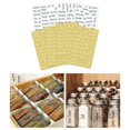thumbnail image 3 of Advancent Clear 276Pcs Spice Labels Stickers Water Resistant for Glass Jars Canisters Type3 NO3, 3 of 6