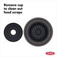 OXO Softworks 2in2 Stainless Steel Sink Strainer and Stopper, Black