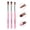 Pink, variant on MelodySusie 3Pcs Nail Art Brush Set, Sizes 8 10 14 for Acrylic Application and Powder Extension, Zebra