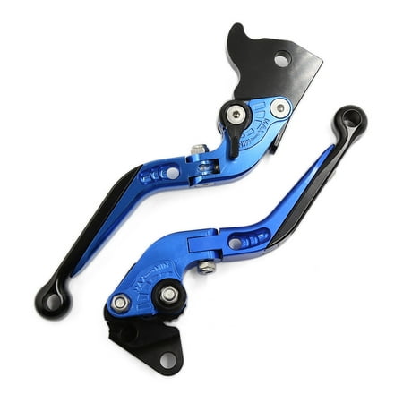 Brake Lever Grips - 2 Pcs Aluminum Alloy Front Handle Grip Brake Clutch Master Lever Blue for Yamaha