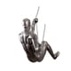 thumbnail image 1 of Escultura de pared Bewildely hombre trepador plata resina tipo 1, 1 of 6