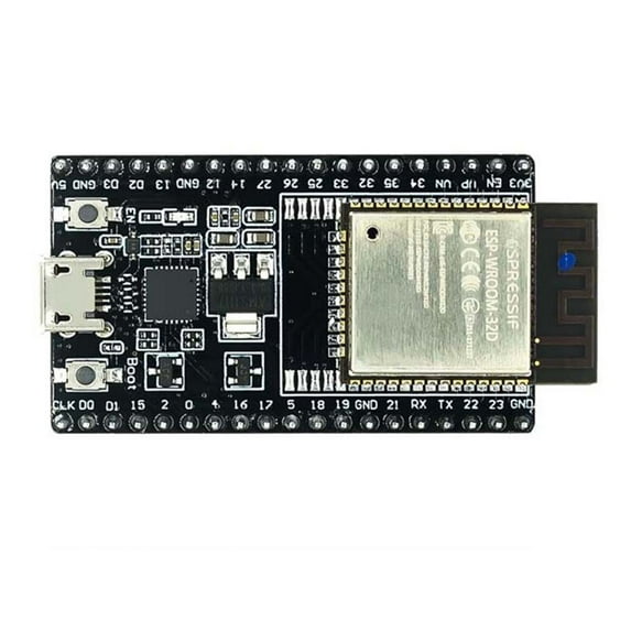 Powerful 2 in 1 Dual Core ESP32-DEVKITC WROVER WROOM-32 ESP32 Development Board BLACK WROOM-32D