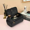 thumbnail image 2 of Large Capacity PU Leather Toiletry Bag - Multi-Functional for Cosmetics & Toiletries, Customizable & Lightweight, 2 of 5