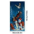 thumbnail image 3 of Hometravel Christmas Door Cover Decor, 35x71 Inch Holiday Door Decoration, Festival Party Background for Wall and Entrance Seasonal Display, 3 of 6