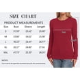 thumbnail image 5 of MOSHU 3 Pack Plus Size T Shirts for Women Ribbed Long Sleeve Shirts Crew Neck Slim Fit Undershirts Casual Fall Tight Tops, 5 of 8