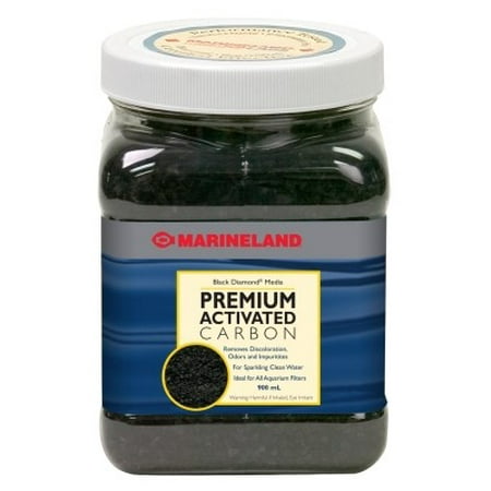 - Marineland Black Diamond Premium Activated Carbon Aquarium Water Filter Media, 40 oz