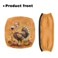 thumbnail image 2 of HELLHERO Turkey Print Rollator Seat Back Cover Seat & Back Cover & Machine Washable Stain Proof Protection Covers for Elderly, 2 of 7