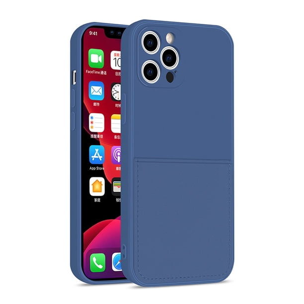 Funda de teléfono de silicona de Color caramelo para iPhone 12 13 14 SE 2020 11 Pro Max XS X XR 7 8 Plus, tarjetero, funda suave a prueba de golpes Tan Jianjun unisex