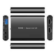 Uteam Game Link Video Capture Box 4K 1080P by ezcap371 USB3.2 Audio Converter with MIC LINE IN for TV Box Computer Camcorder Game Console