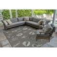 thumbnail image 2 of Transocean CRE91841497 Liora Manne Carmel Shells Indoor & Outdoor Rug, Grey - 8 ft. 10 in. x 11 ft. 9 in., 2 of 7