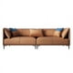 thumbnail image 4 of L-shaped Or Straight Row Minimalist Modern Leather Sofa Italian Light Luxury Small Unit Down Living Room Sofa Combination My Lux Decor Round, 4 of 11