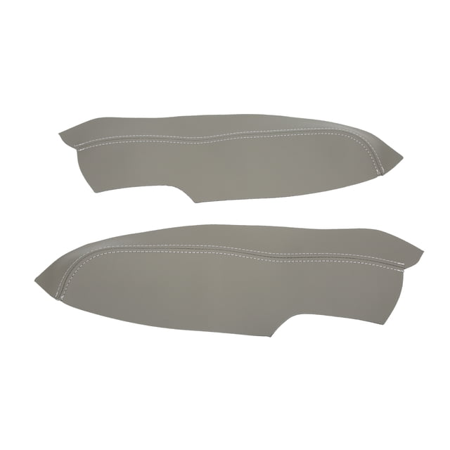 Garniture d'Accoudoir de Panneau de Porte, Couverture Imperméable d'Accoudoir de Panneau de Porte avant 2Pcs/Set Résistant aux Rayures de Haute Résistance pour le Remplacement de Voiture pour 2005-2011 Noir, Beige, Gris