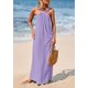 thumbnail image 4 of Vestido de verano PRETTYGARDEN 2025 para mujer, sin mangas, con tiras, morado, 4 of 9